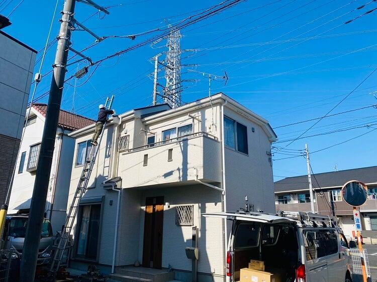 埼玉県新座市E様邸　太陽光発電蓄電池設置工事